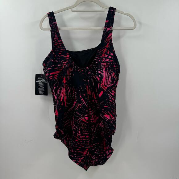 NWT Swimsuits for all pink and black one piece swimsuit - Picture 4 of 7